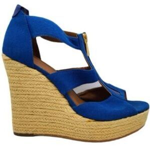 14th & Union Espadrille Wedge Sandals Womens Shoe Size 8